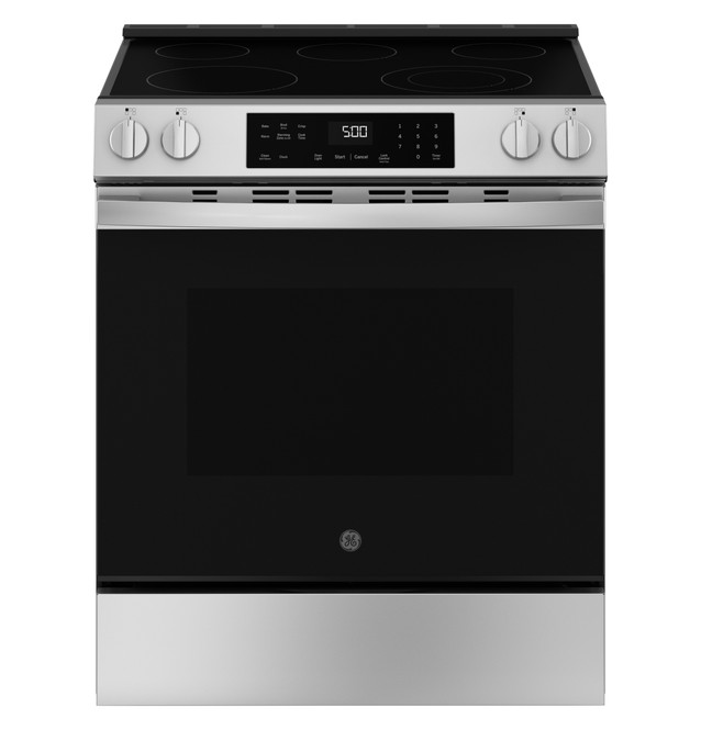 GE - ENERGY STAR - 30" Slide-In Electric Range with Crisp Mode