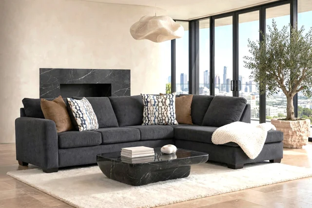 Behold 2275 Sectional – Charcoal