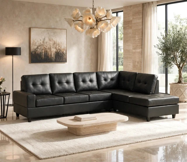 James Black PU – Reversible Sectional