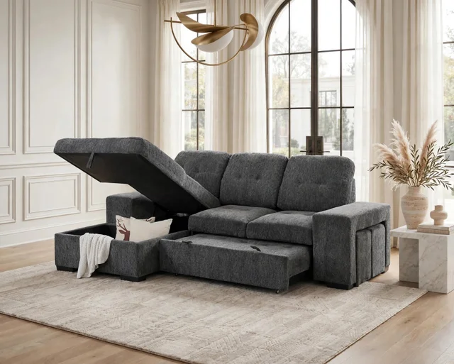Kevin Sectional with Pull-Out Bed