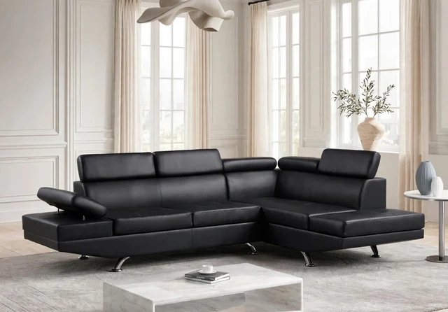Moderno – Sectional (Black)