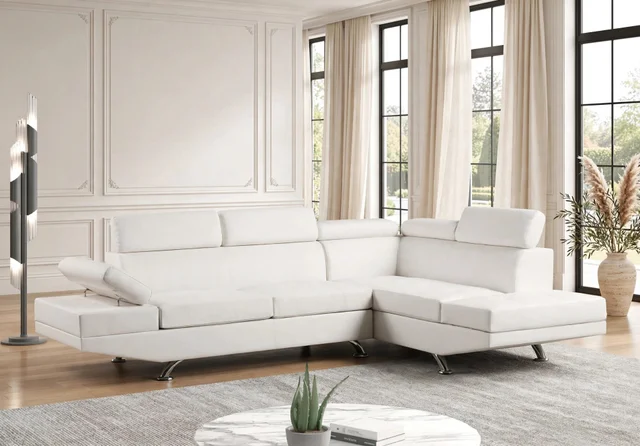 Moderno – Sectional (White)