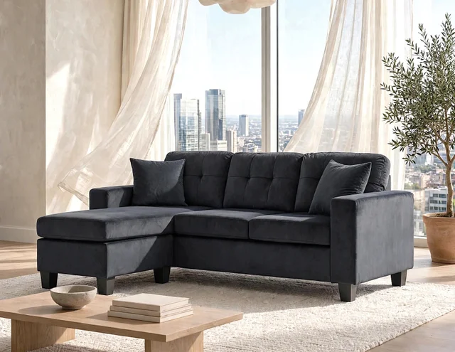 Cris Black – Reversible Sectional